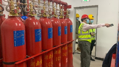 气体灭火系统钢瓶间